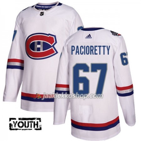 Lapsille NHL Montreal Canadiens Pelipaita Max Pacioretty 67 Adidas 2017-2018 Valkoinen 100 Classic Authentic